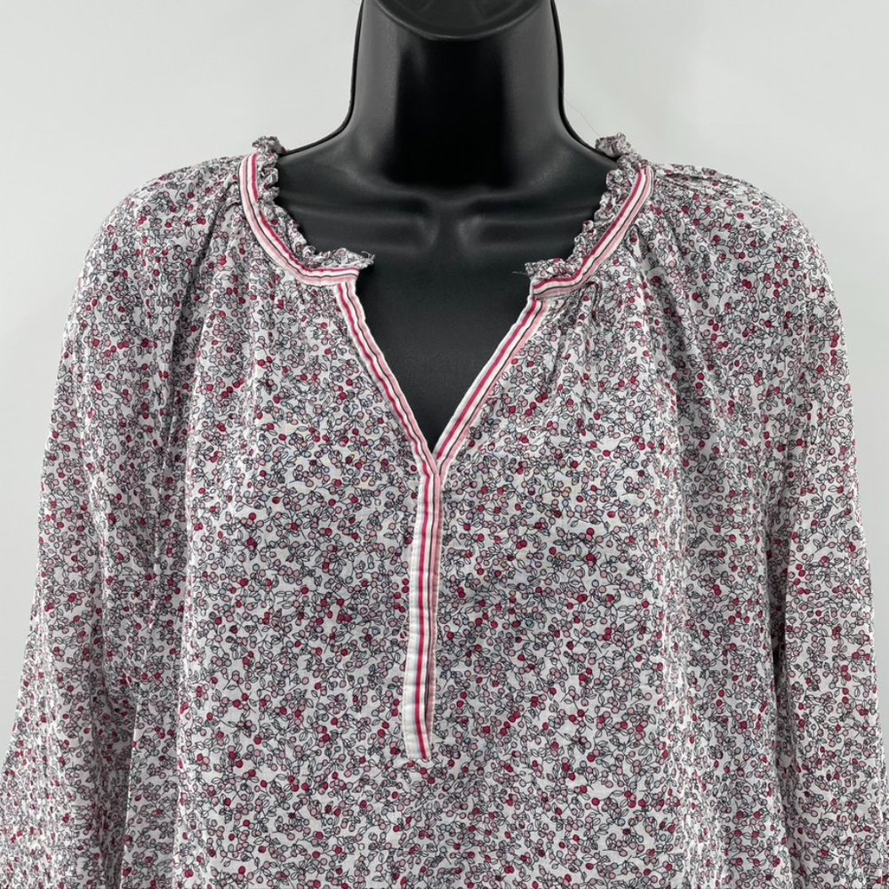 Chelsea & Violet Womens Popover Blouse Top  Size Small SM